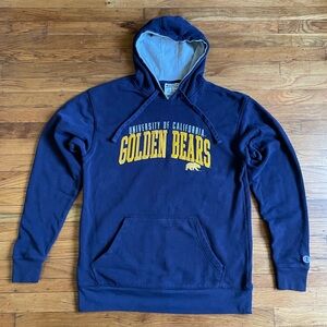 Champion Cal Golden Bears Hoodie Blue University of California Berkley Mens M
